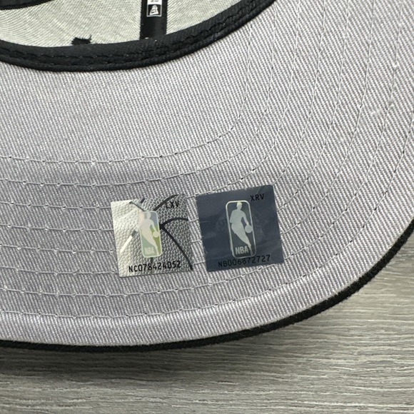 Miami Heat NBA New Era 9FIFTY Classic Snapback Hat Black Red basketball hat NBA - Picture 8 of 10